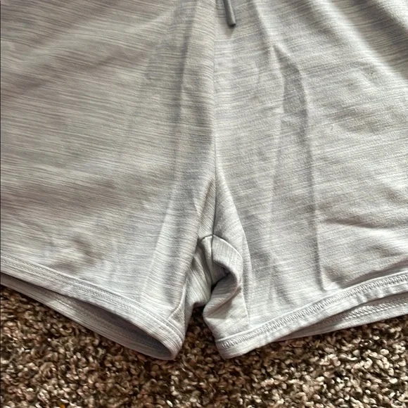 All in Motion Kids Light Gray Stretchy Drawstring Shorts - Picture 5 of 11